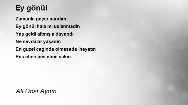 Ali Dost Aydın