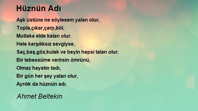 Ahmet Beltekin