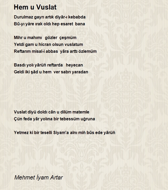 Mehmet İyam Artar