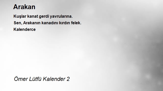 Ömer Lütfü Kalender 2