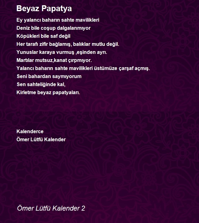 Ömer Lütfü Kalender 2