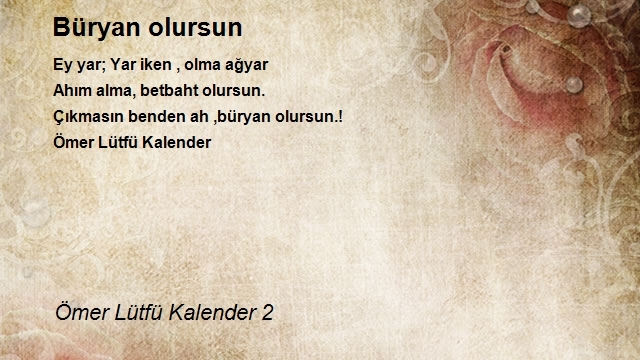 Ömer Lütfü Kalender 2