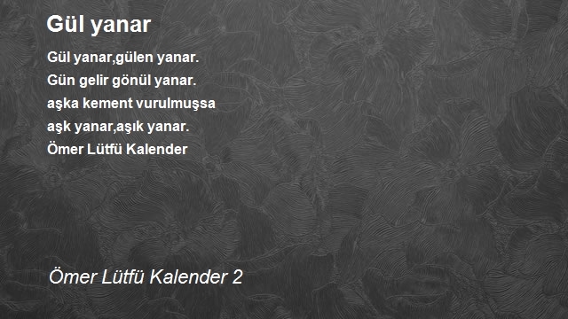 Ömer Lütfü Kalender 2