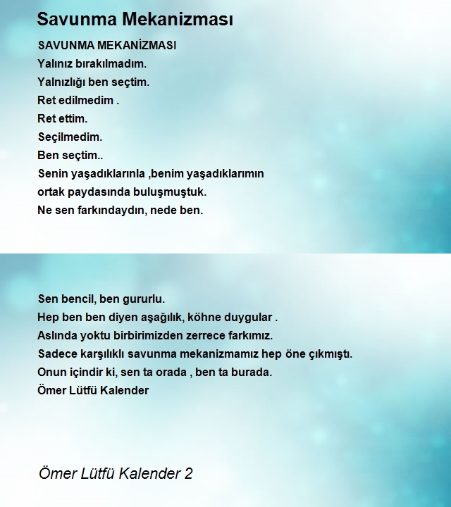 Ömer Lütfü Kalender 2