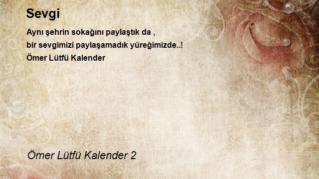 Ömer Lütfü Kalender 2