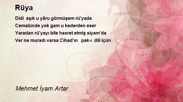 Mehmet İyam Artar