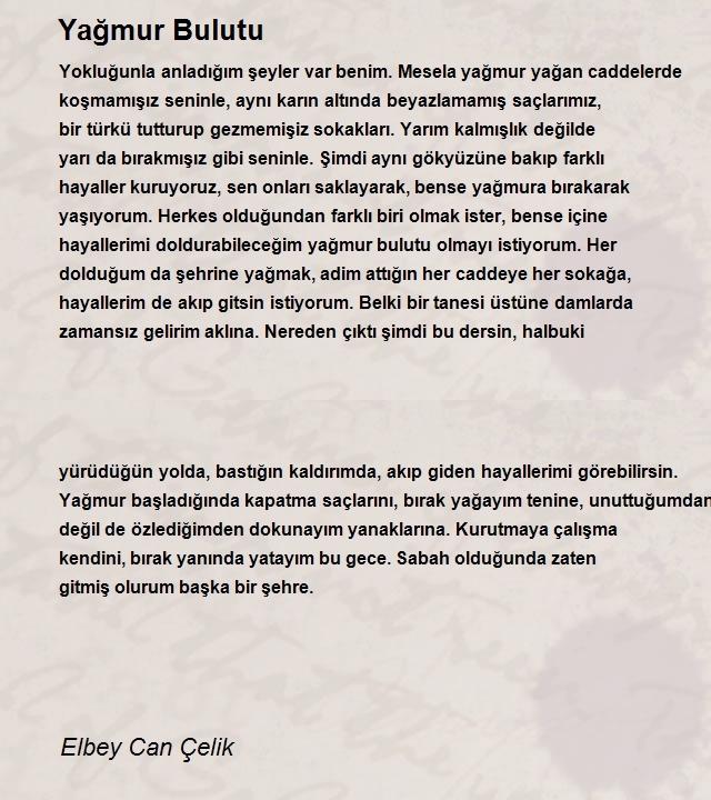 Elbey Can Çelik