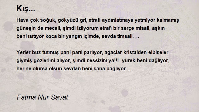 Fatma Nur Savat