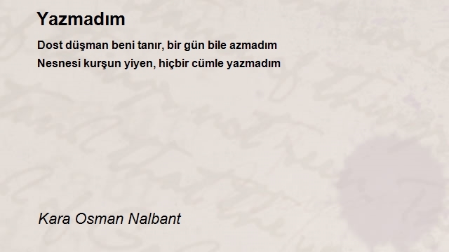 Kara Osman Nalbant