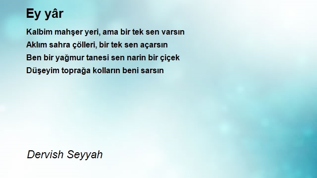 Dervish Seyyah