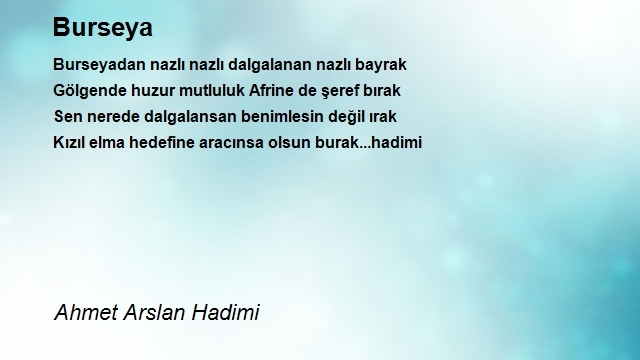 Ahmet Arslan Hadimi