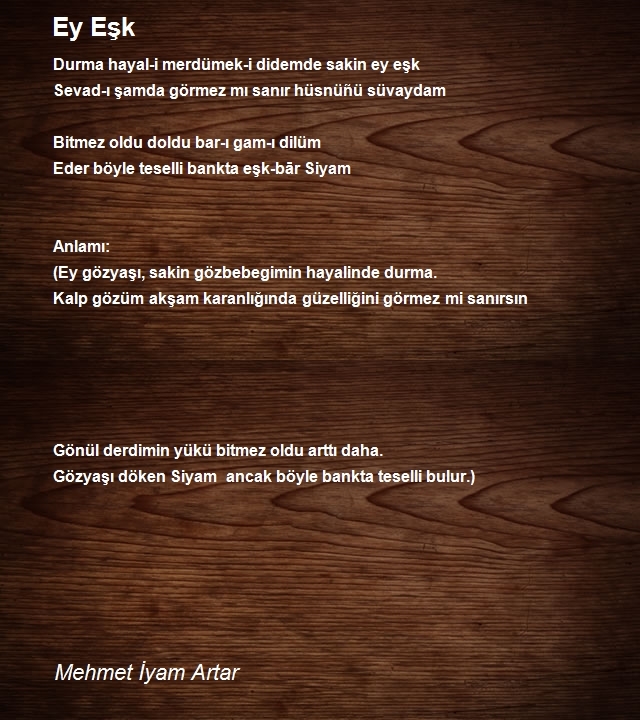 Mehmet İyam Artar