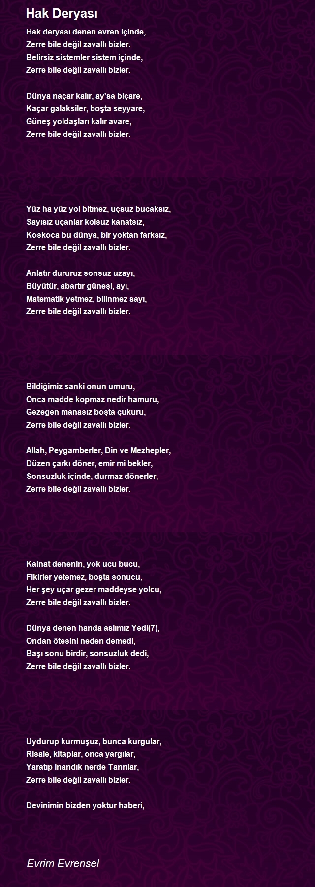 Evrim Evrensel