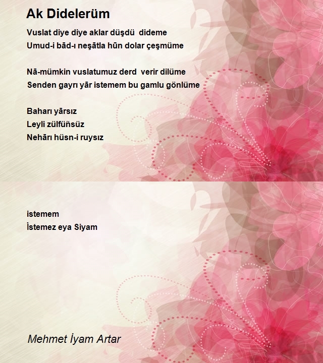 Mehmet İyam Artar