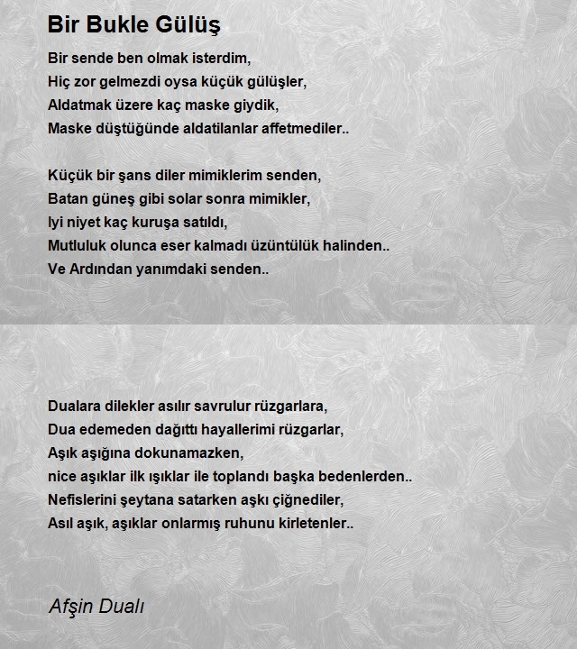 Afşin Dualı