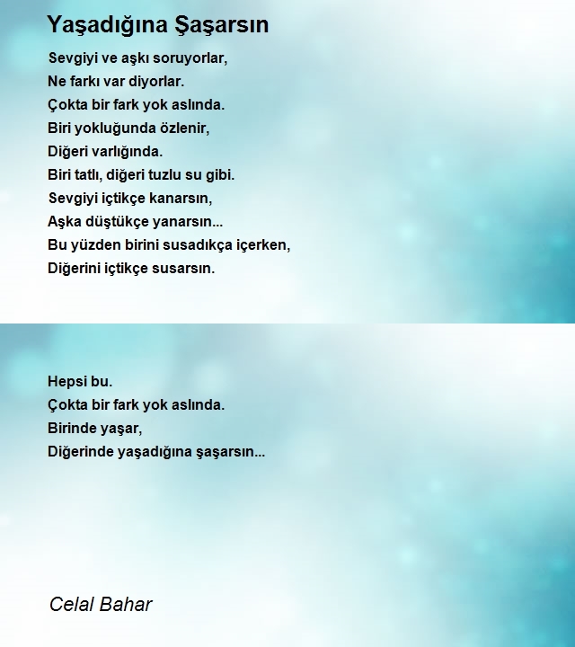 Celal Bahar