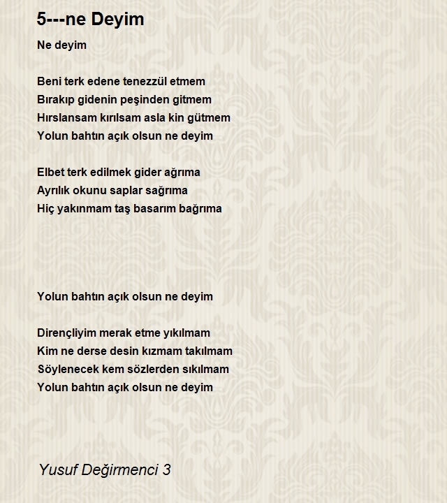 Yusuf Değirmenci 3