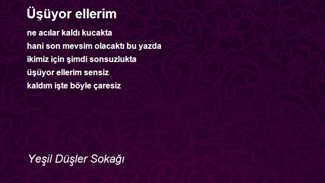 Yeşil Düşler Sokağı