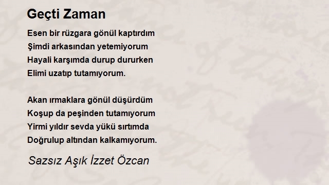 Sazsız Aşık İzzet Özcan