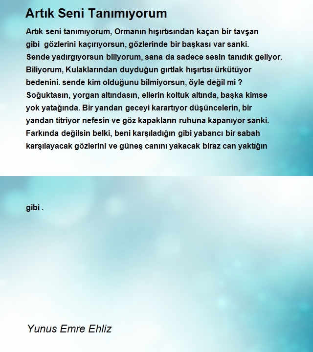 Yunus Emre Ehliz