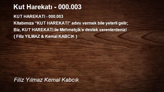 Filiz Yılmaz Kemal Kabcık