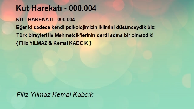 Filiz Yılmaz Kemal Kabcık