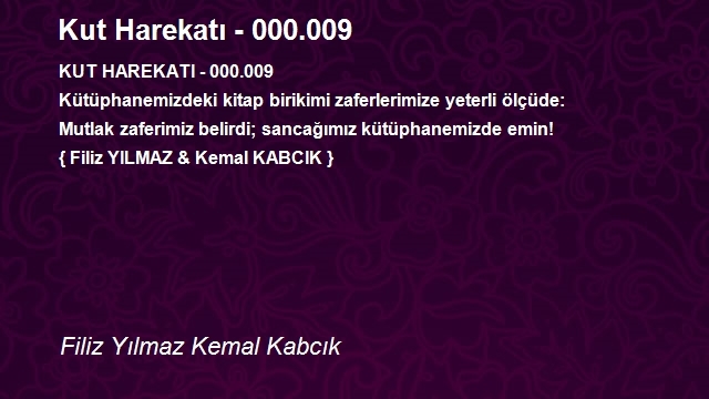 Filiz Yılmaz Kemal Kabcık