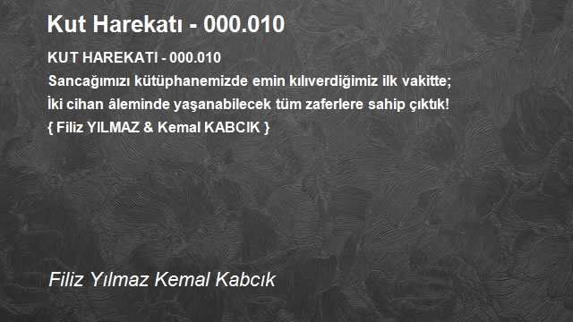 Filiz Yılmaz Kemal Kabcık