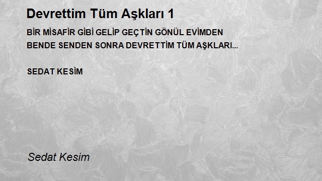 Sedat Kesim