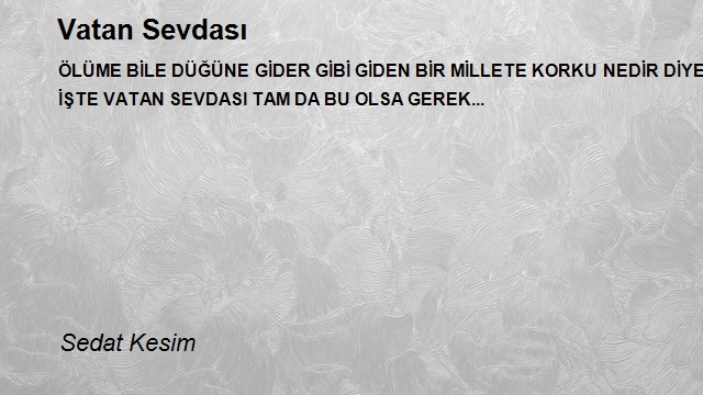 Sedat Kesim