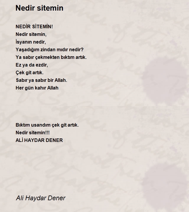 Ali Haydar Dener