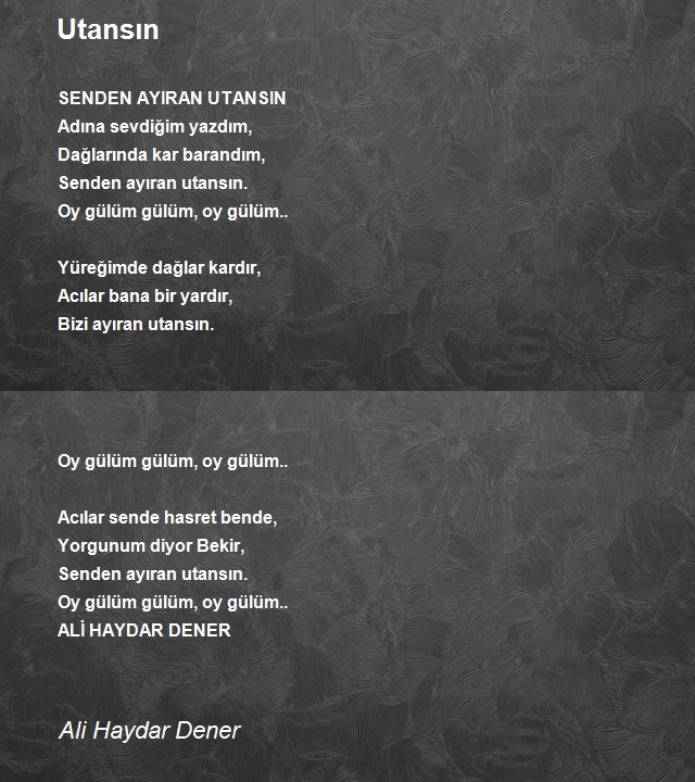 Ali Haydar Dener