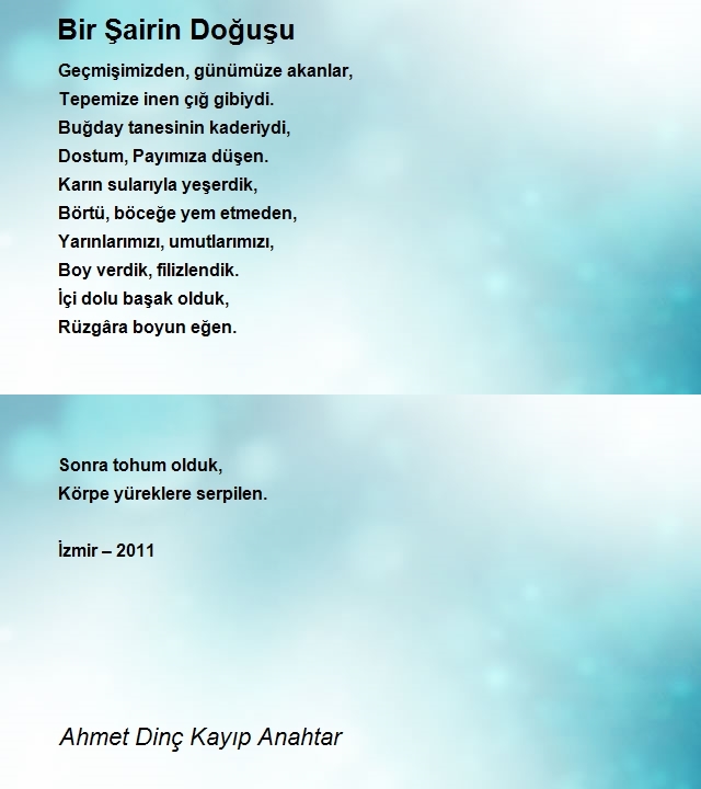 Ahmet Dinç Kayıp Anahtar