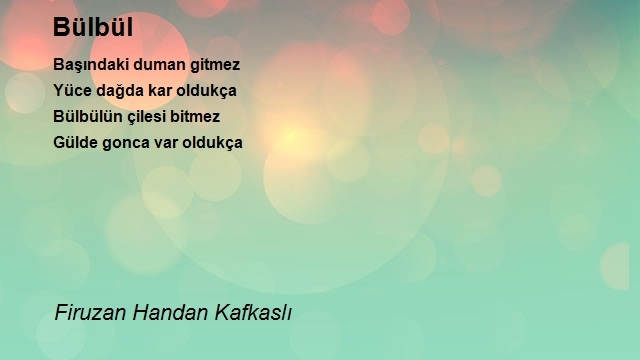 Firuzan Handan Kafkaslı