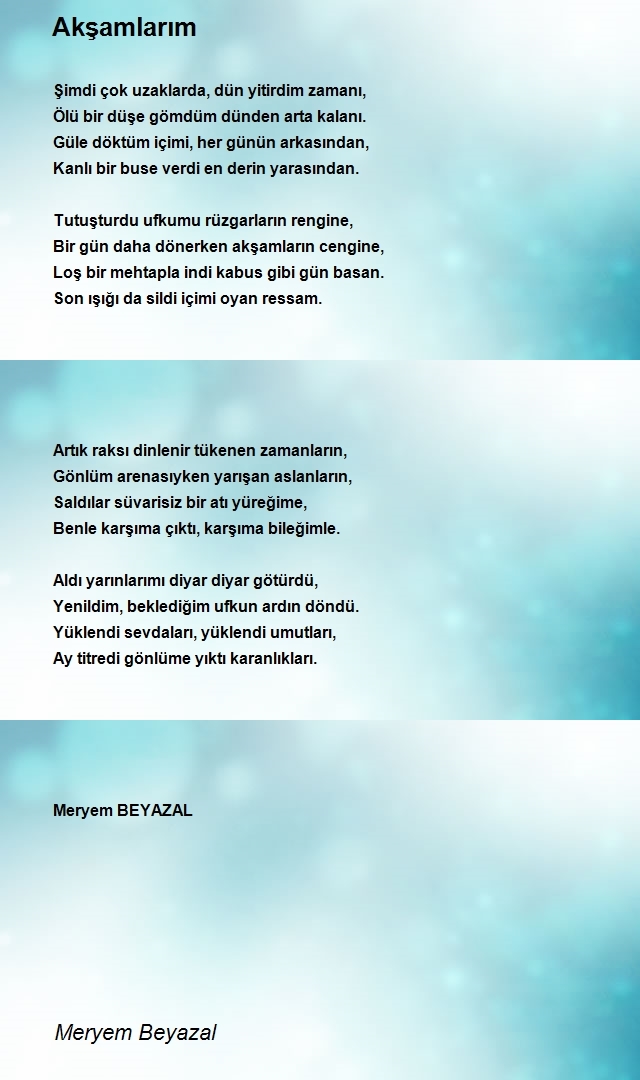 Meryem Beyazal