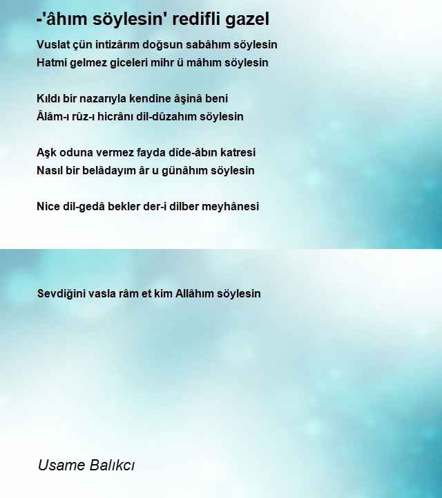 Usame Balıkcı