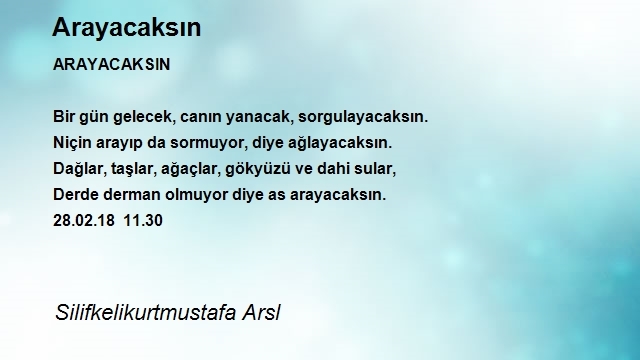 Silifkelikurtmustafa Arsl