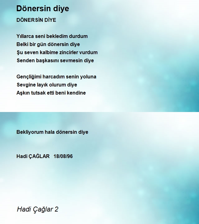 Hadi Çağlar 2