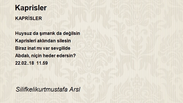 Silifkelikurtmustafa Arsl