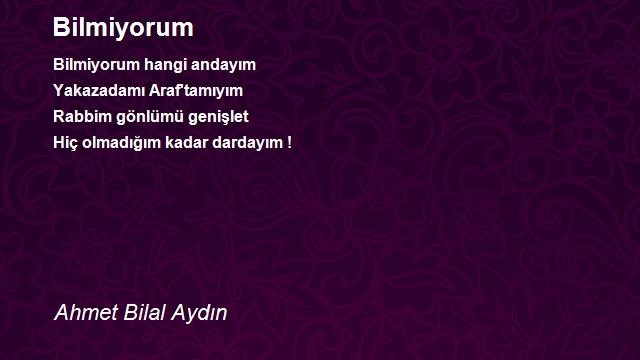 Ahmet Bilal Aydın