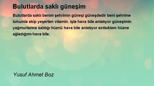 Yusuf Ahmet Boz