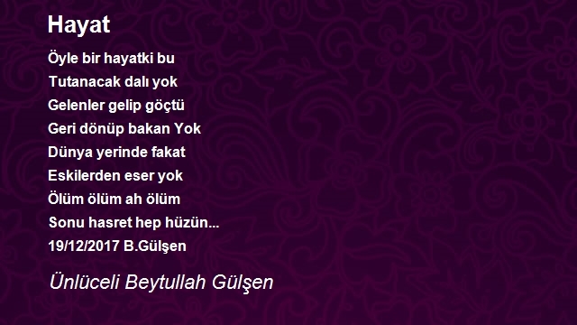 Ünlüceli Beytullah Gülşen