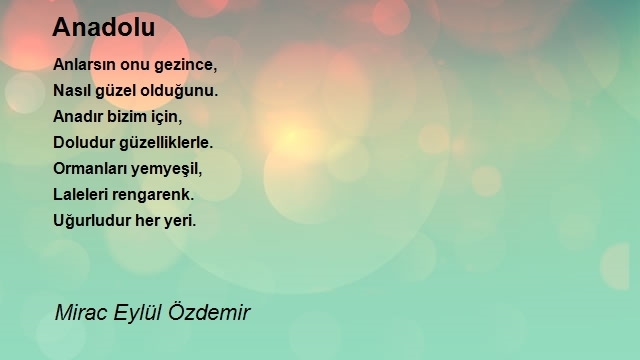 Mirac Eylül Özdemir