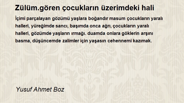 Yusuf Ahmet Boz