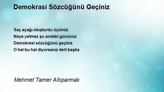 Mehmet Tamer Altıparmak