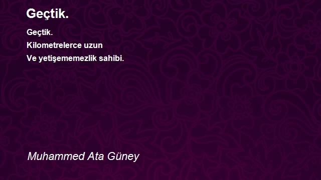 Muhammed Ata Güney