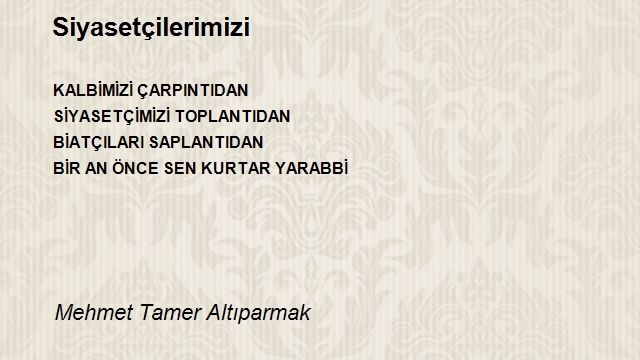 Mehmet Tamer Altıparmak