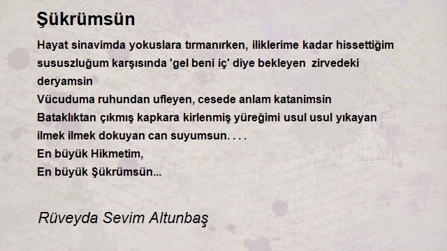 Rüveyda Sevim Altunbaş