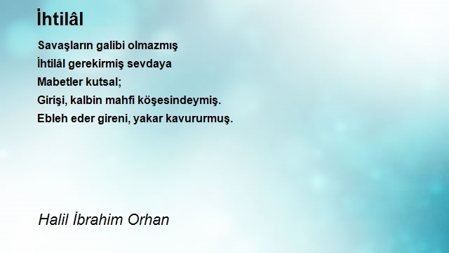 Halil İbrahim Orhan