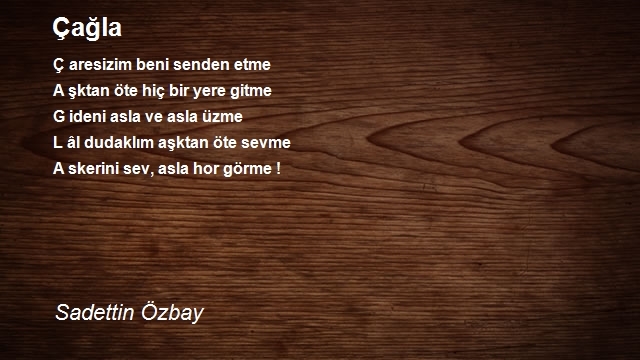 Sadettin Özbay